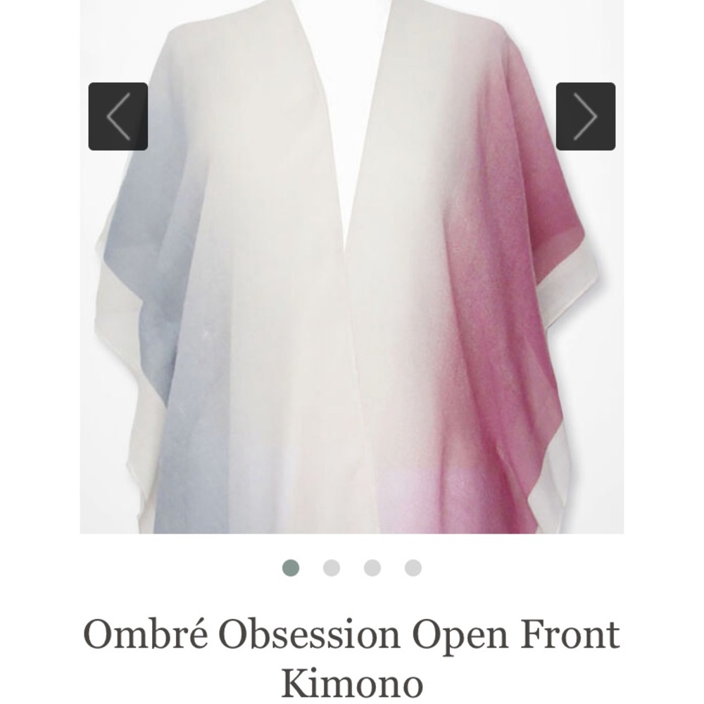 NWT Ombré Obsession Kimono - Coldwater Creek